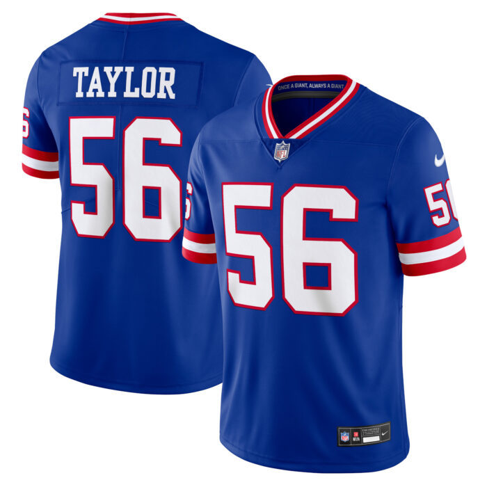Men's New York Giants Lawrence Taylor Nike Royal Alternate...