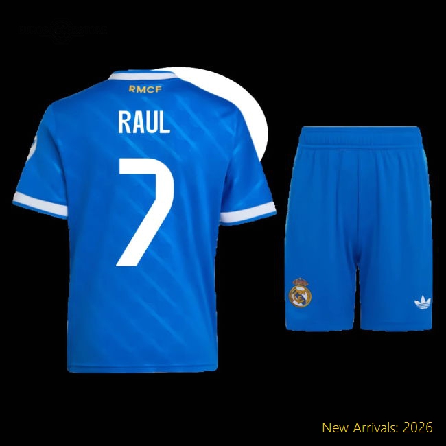Real Madrid 2024-25 Third Fan Version For Adults (Raul Match Day Shirt