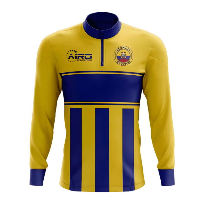 Professional Ecuador Concept Football Half Zip Midlayer Top