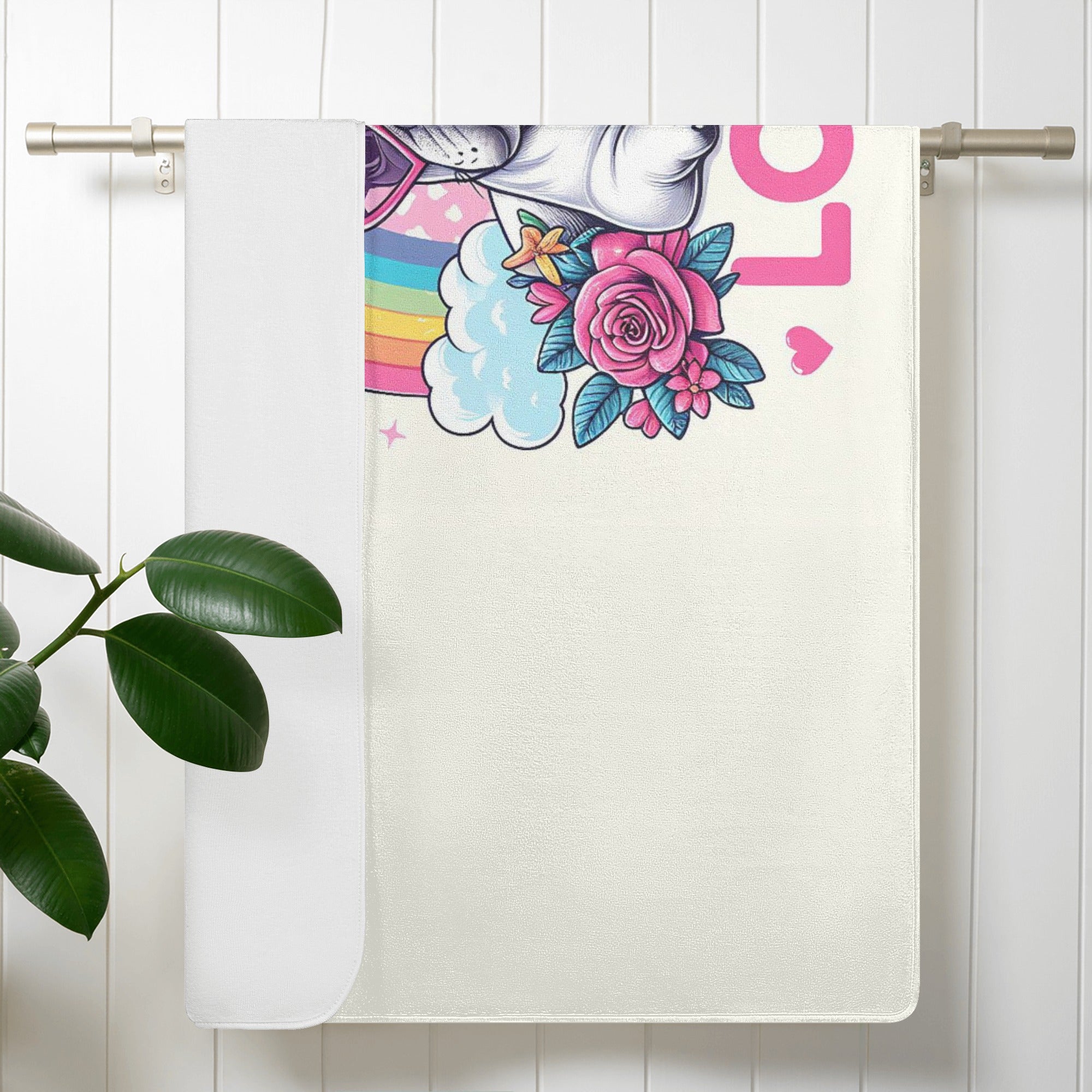 French Bulldog Winnie Bath Towel Cute Frenchie Essential