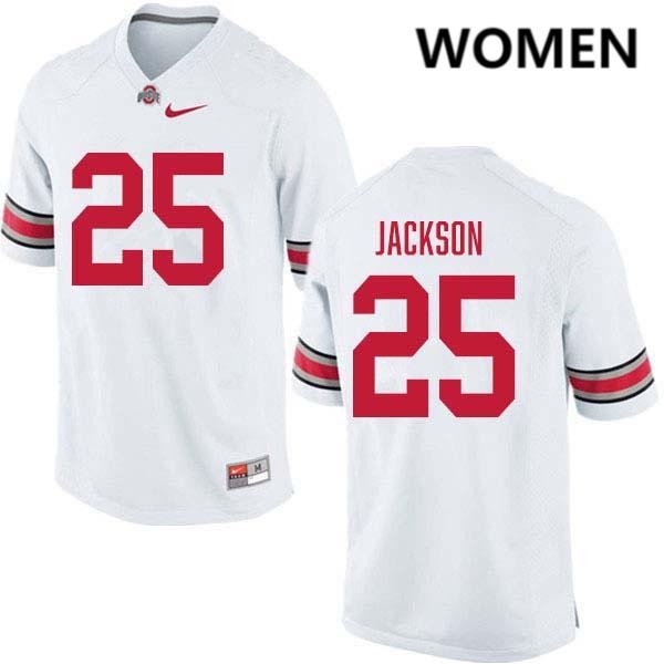 Women Ohio State Buckeyes #25 Bo Jackson Pro Football Jersey