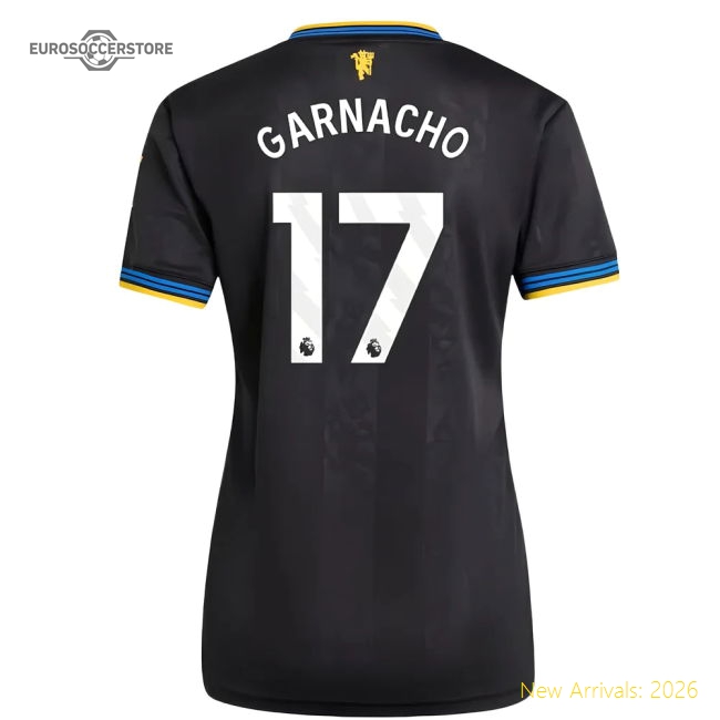 2025-2026 Man Utd Authentic Third Shirt (womens) (garnacho 17)