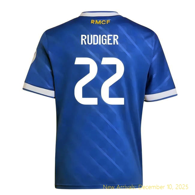 2025-2026 Real Madrid Third Shirt - Professional Game Day (Rudiger...