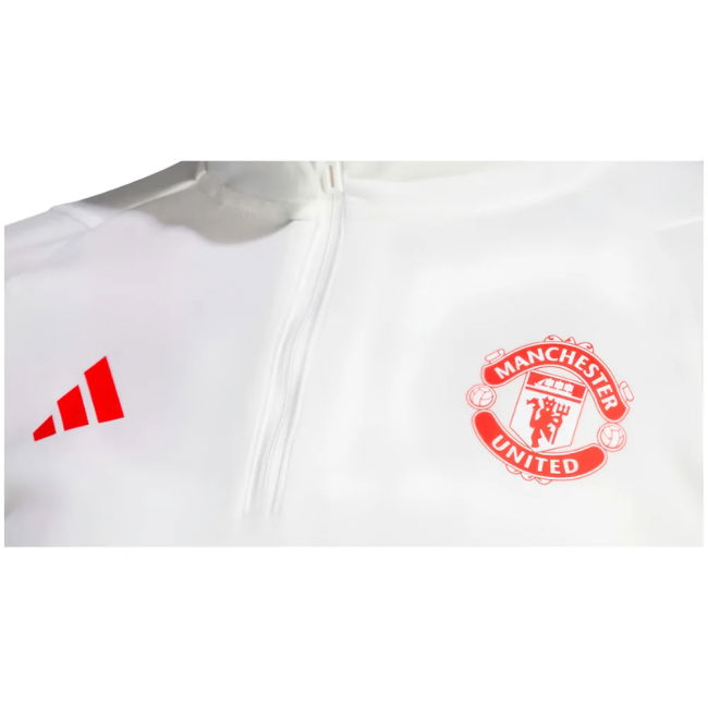 Women's 2023-2024 Man Utd Training Top (White) - Ladies