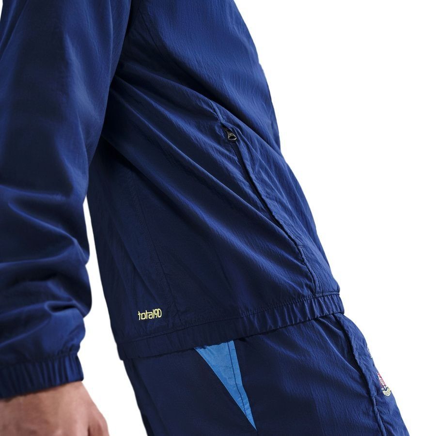 Tottenham Track Travel Jacket T90 Woven Gx 3rd Blue Void/pacific Blue/