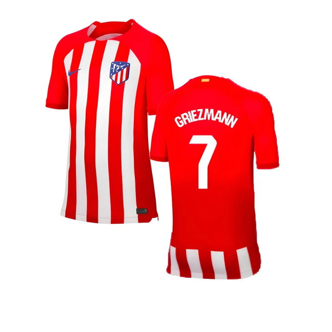 Atletico Madrid 2023-2024 Home Shirt - (Youth