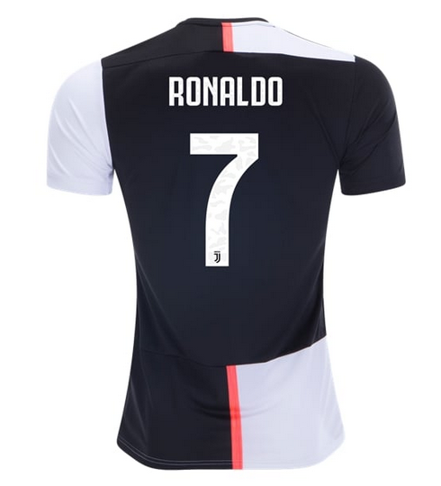 2019-20 JUVENTUS HOME CRISTIANO RONALDO 7 SOCCER JERSEY SHIRT - CR7