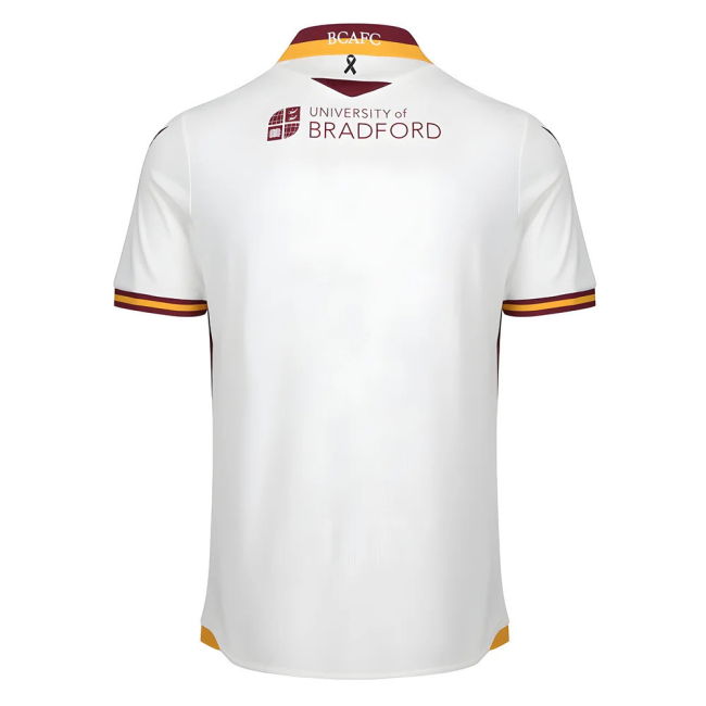 Genuine 2023-2024 Bradford City Away Shirt Stylish Design