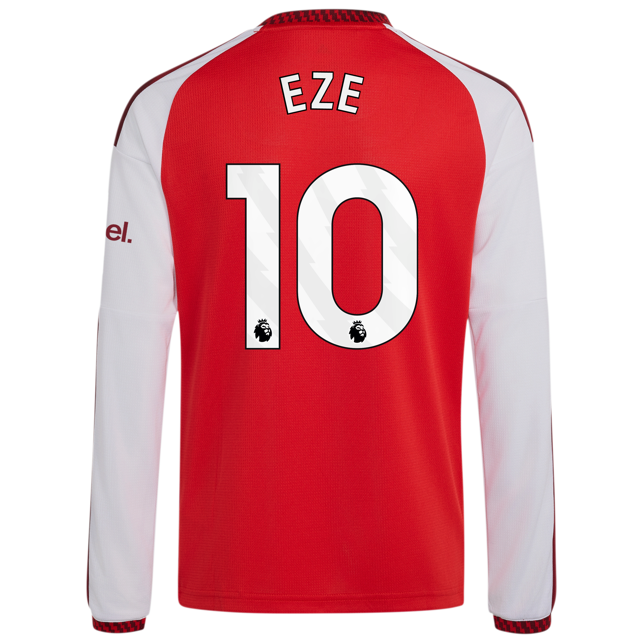 [SJH] Eberechi Eze Arsenal Youth 2026/27 Home Replica Long Sleeve Jersey - Red