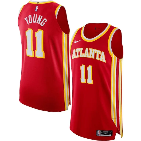 Trae Young ATL Authentic Jersey - contemporary Basketball - Red