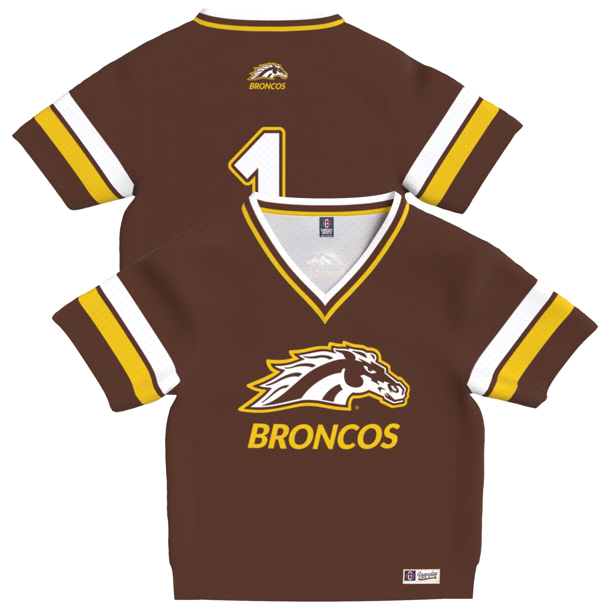 Infant Brown Western Michigan Broncos Lightweight Collegiate Football Fashion Jersey