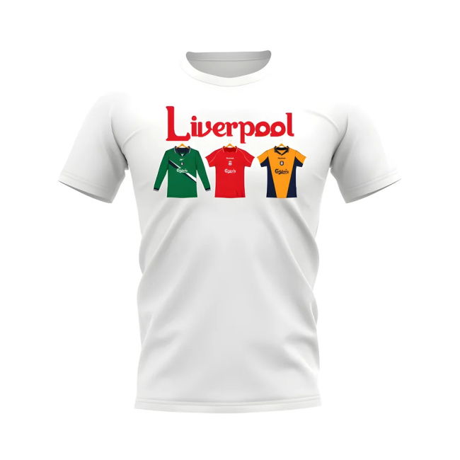 Liverpool Retro T-shirt - Text 2000-2001 Shirt - (Unisex