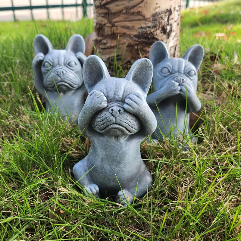BonChien Charming Frenchie Resin Statue