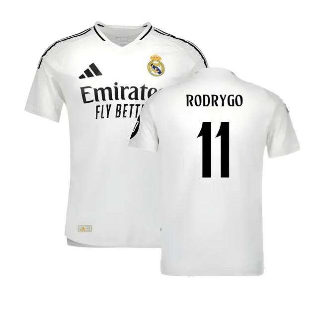 Rodrygo 11 Game Replica Real Madrid Home Supporter Kit (Adults)