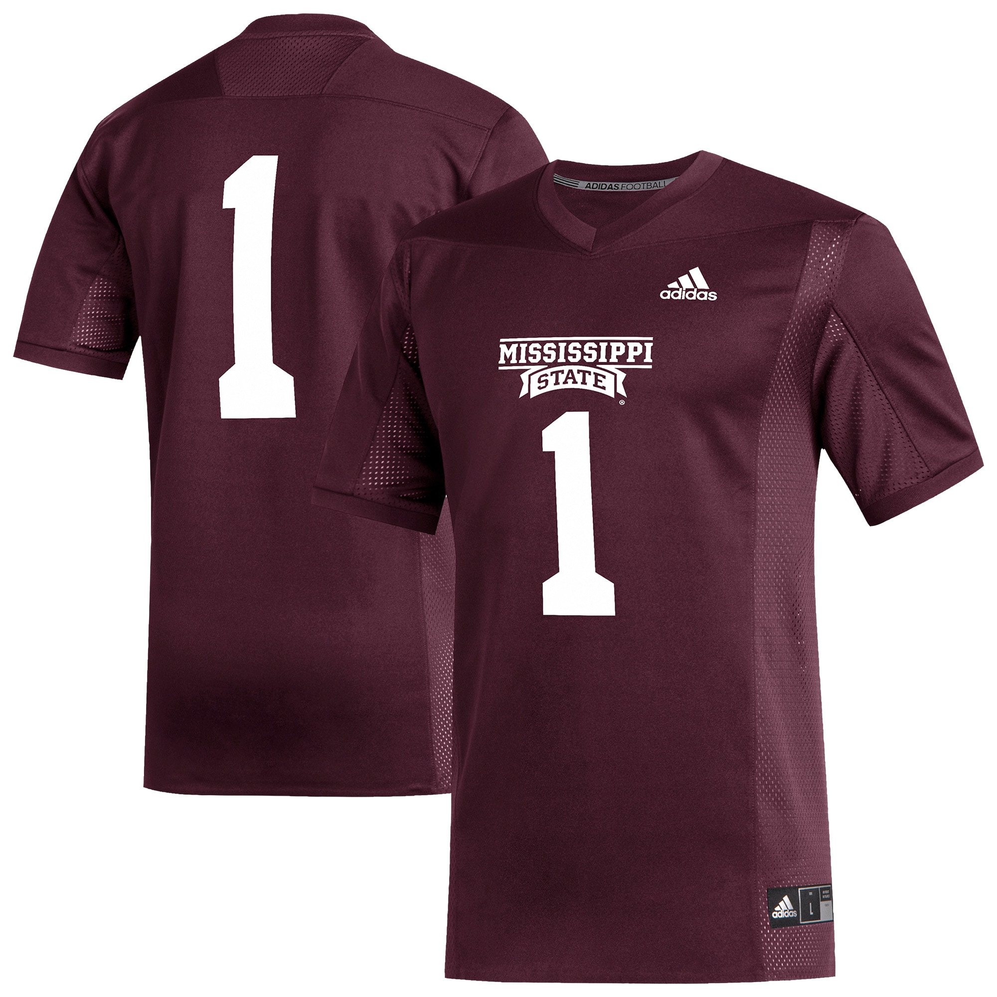 Mississippi State Bulldogs #1 Football Jersey - Maroon | Stadium Series 2026