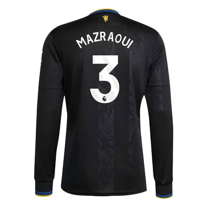 2025-2026 Man Utd Long Sleeve Third Jersey (Mazraoui 3)
