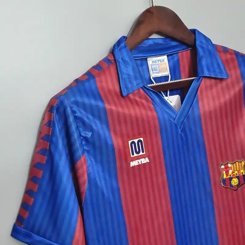Cheap 1990-1991 Barcelona Jersey retro kit