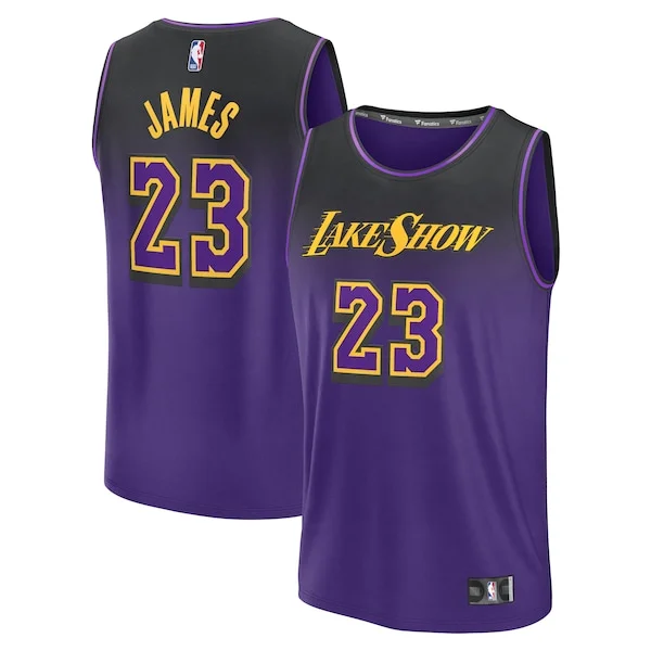 Pro-Grade LeBron James LAL Fast Break Jersey - Value Deal