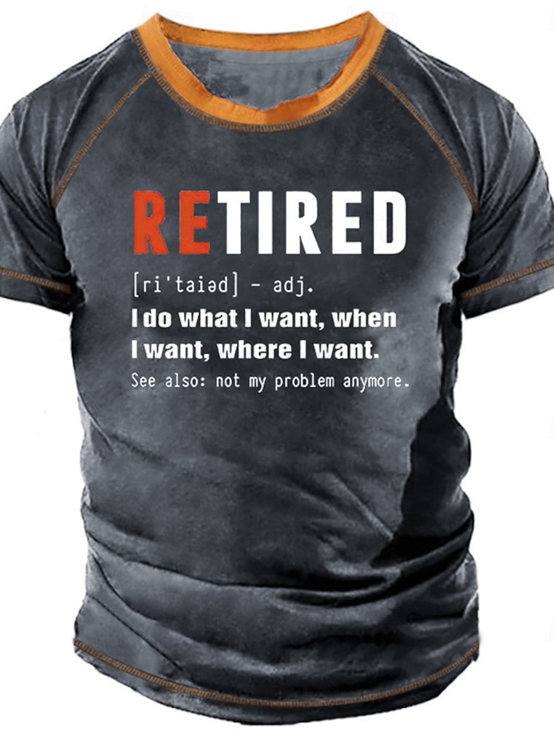Men's Funny Retired Definition T-Shirt - 