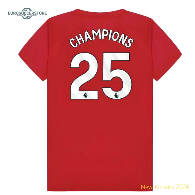 Non-toxic Kids Arsenal Champions Jersey 2024-2025 Stretchy