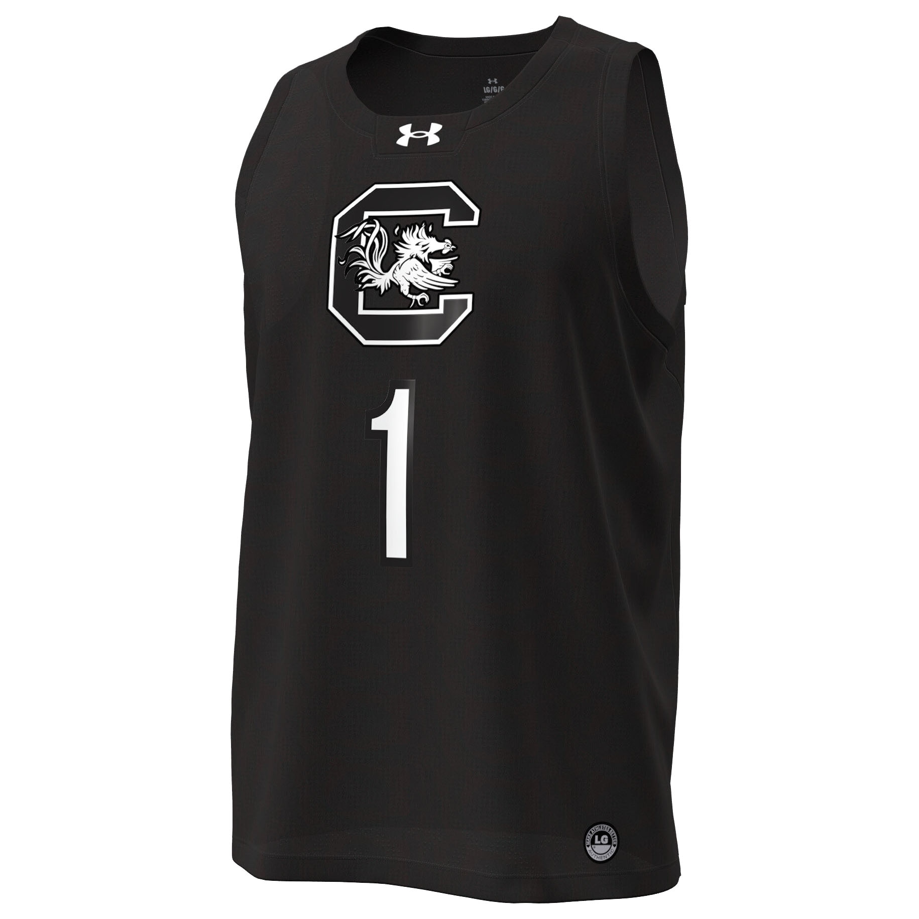 [DDG] South Carolina Gamecocks Women's #1 Replica Basketball Jersey - Black