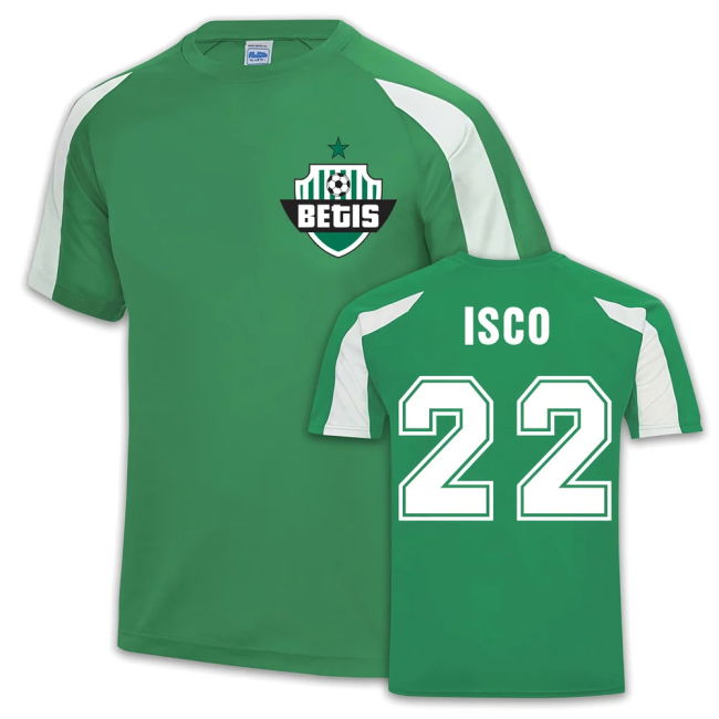 Betis Sports Training Jersey (Isco 22) - Stadium Quality - Personal...