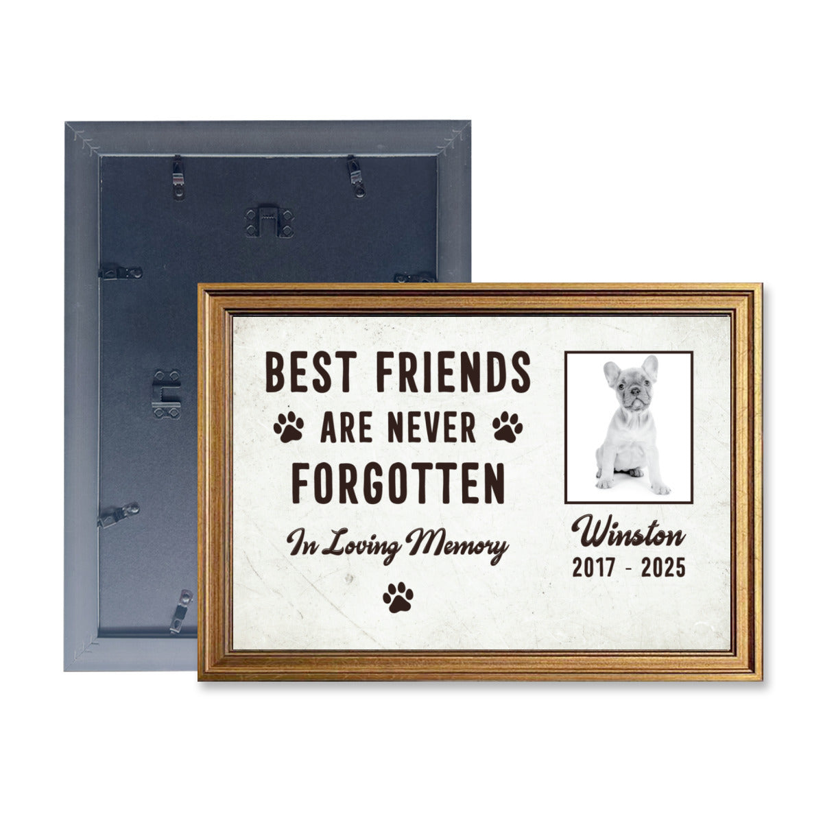 Bulldog Themed Personalized Framed Poster • Wall Decoration Everyday Use