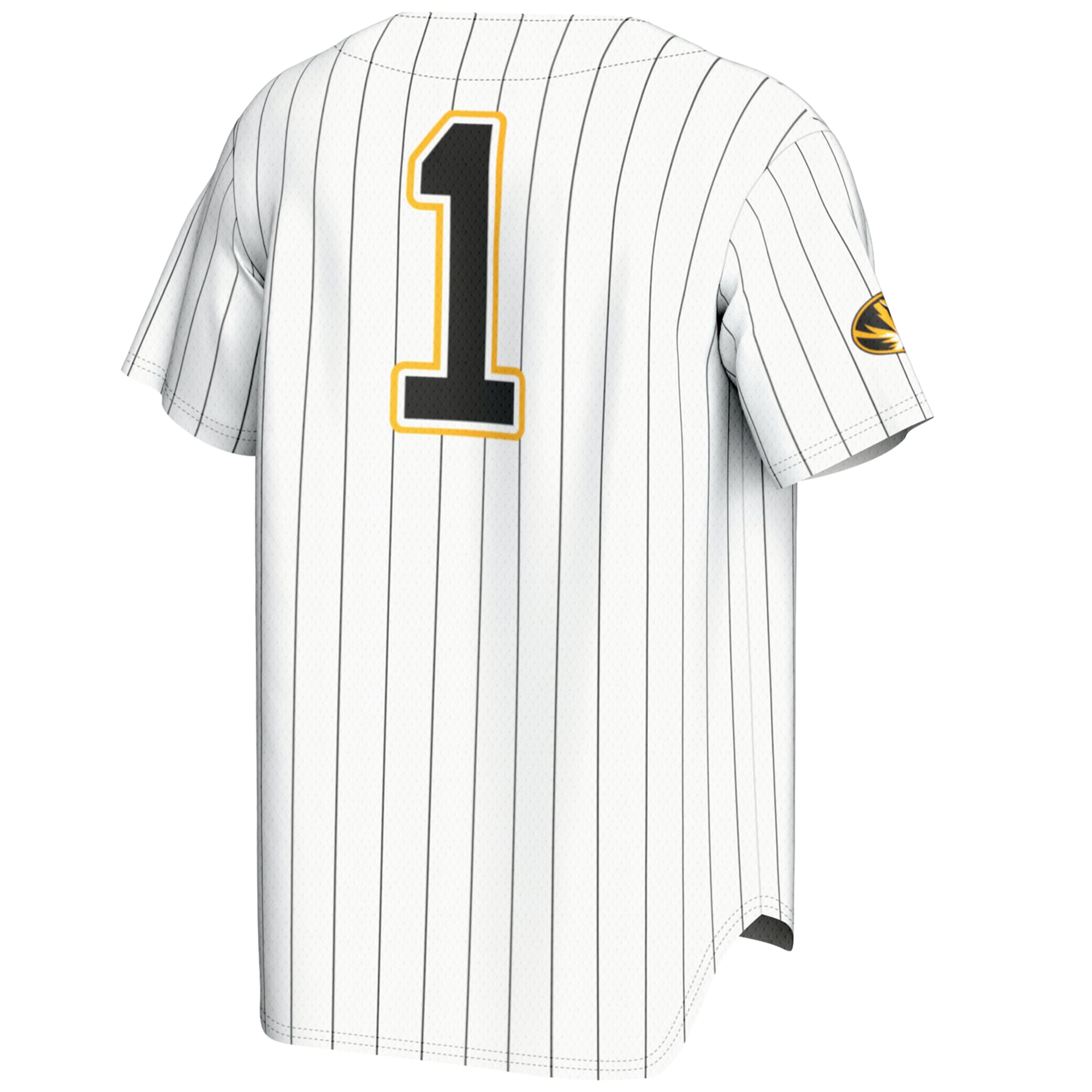 #1 Missouri Tigers GameDay Greats Youth Lightweight Baseball Jersey - White