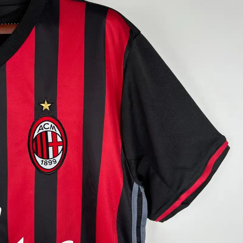 2016-2017 AC Milan Jersey retro kit