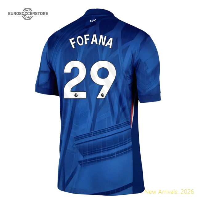 Premium Chelsea Home Fofana Jersey 2025-2026 Soft Flexible