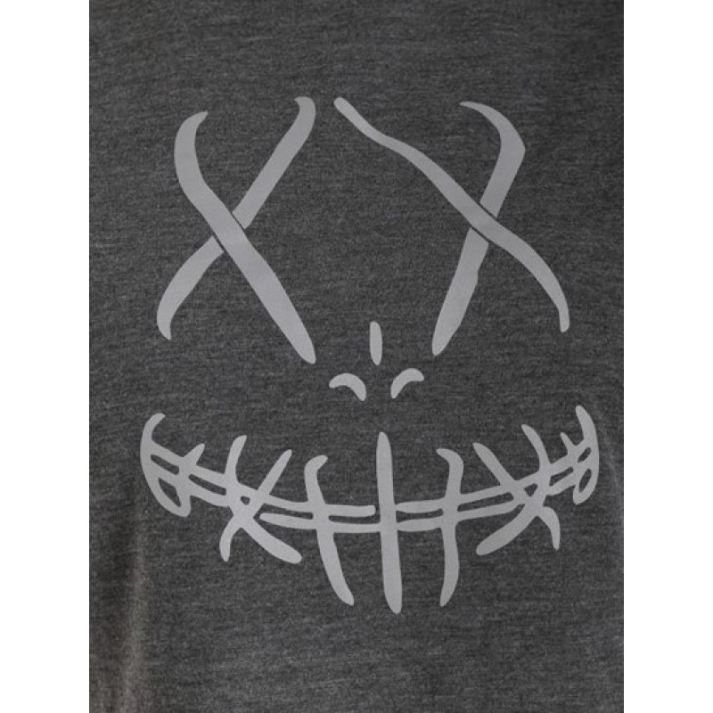 Reflective Graphic Cropped Tee RJ2702