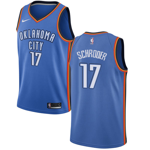 Blue DEN City Thunder #17 Nike Breathable Jersey Premium Quality