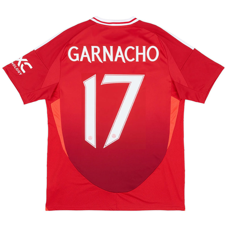 Comfort Fit Man Utd Manchester United 2425 Home Shirt 17 GARNACHO