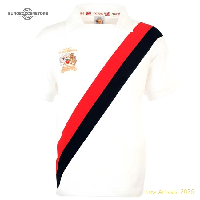 Manchester City 1976 League Cup Winners Retro Football Shirt
