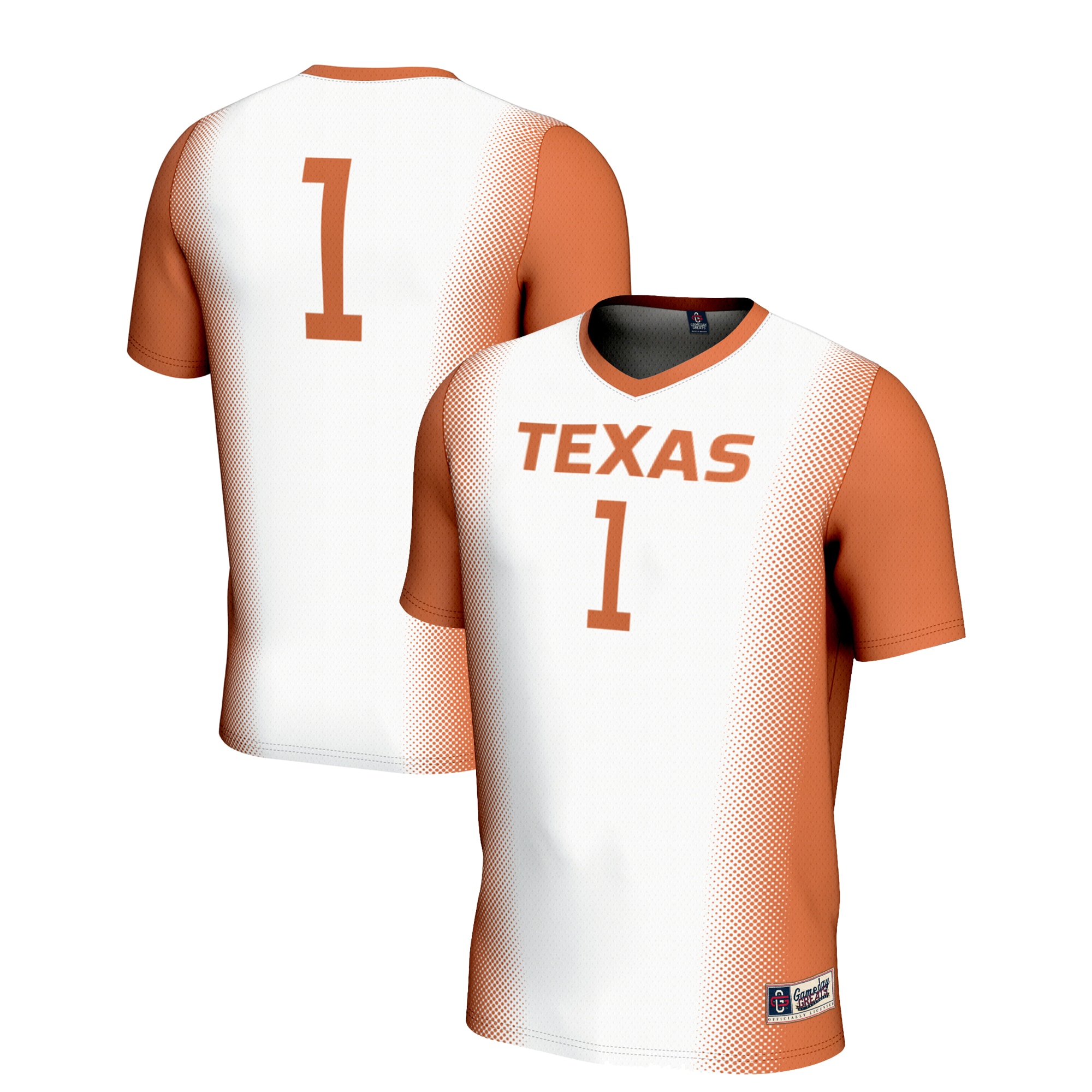 [NJP] Texas Longhorns GameDay Greats Lightweight Women's Soccer Jersey - White
