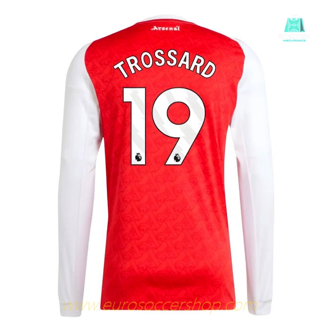 2025-2026 Arsenal Long Sleeve Home Shirt (Trossard 19)