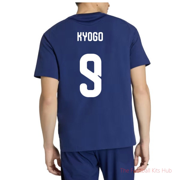 Japan 2026-2027 Travel Tiro T-Shirt Kyogo #9 International Football Kit