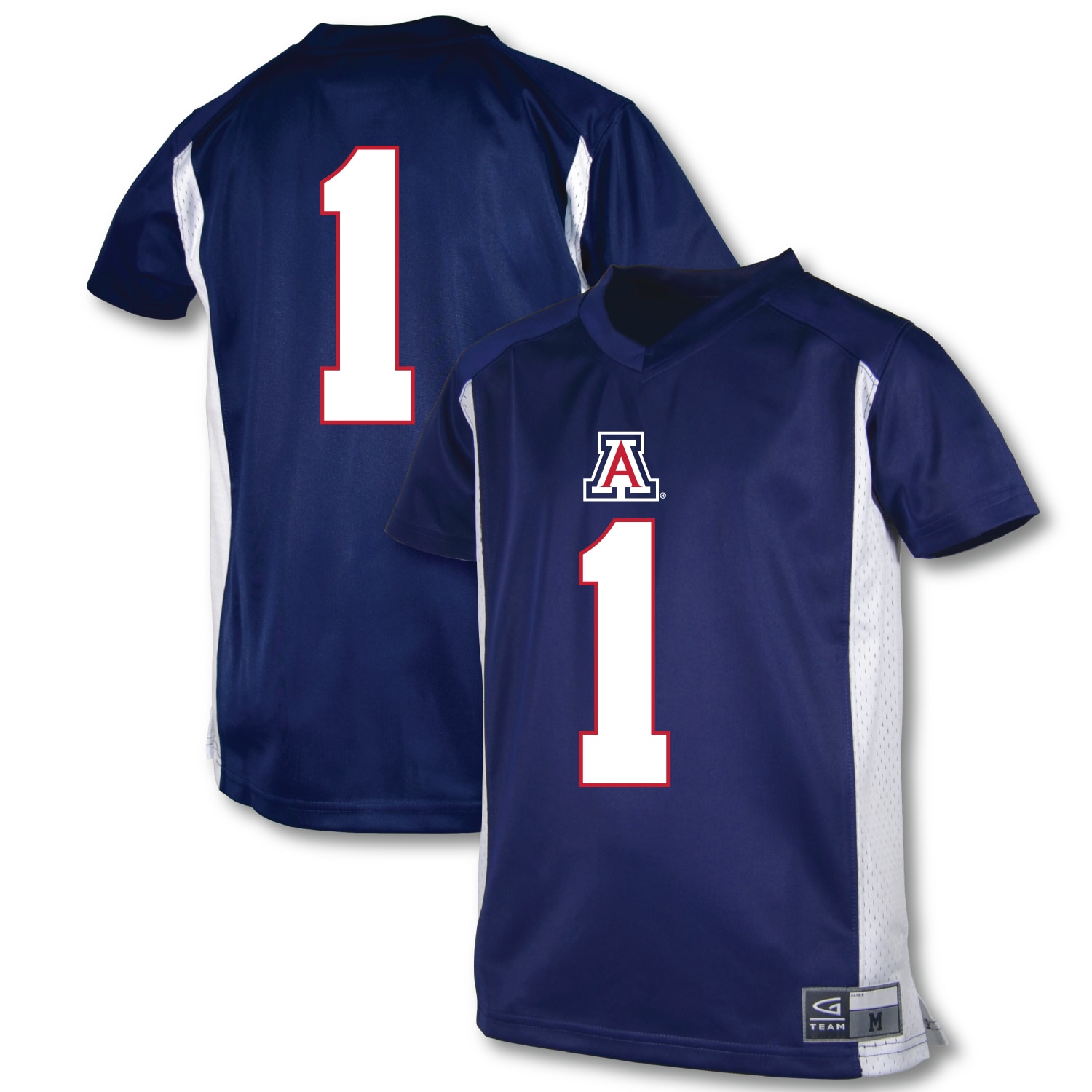 #1 Arizona Wildcats Garb Youth Football Jersey - Blue