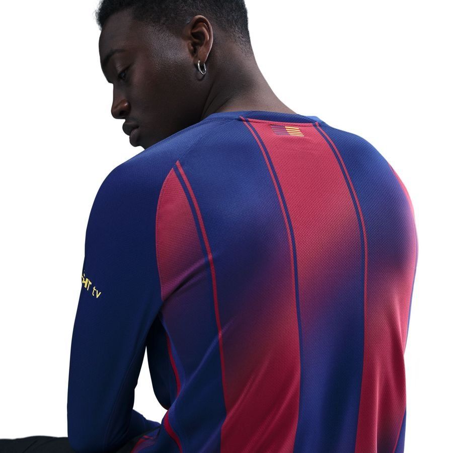 Barcelona Home Shirt 2025/26 Long Sleeves In Multiple Adult Sizes