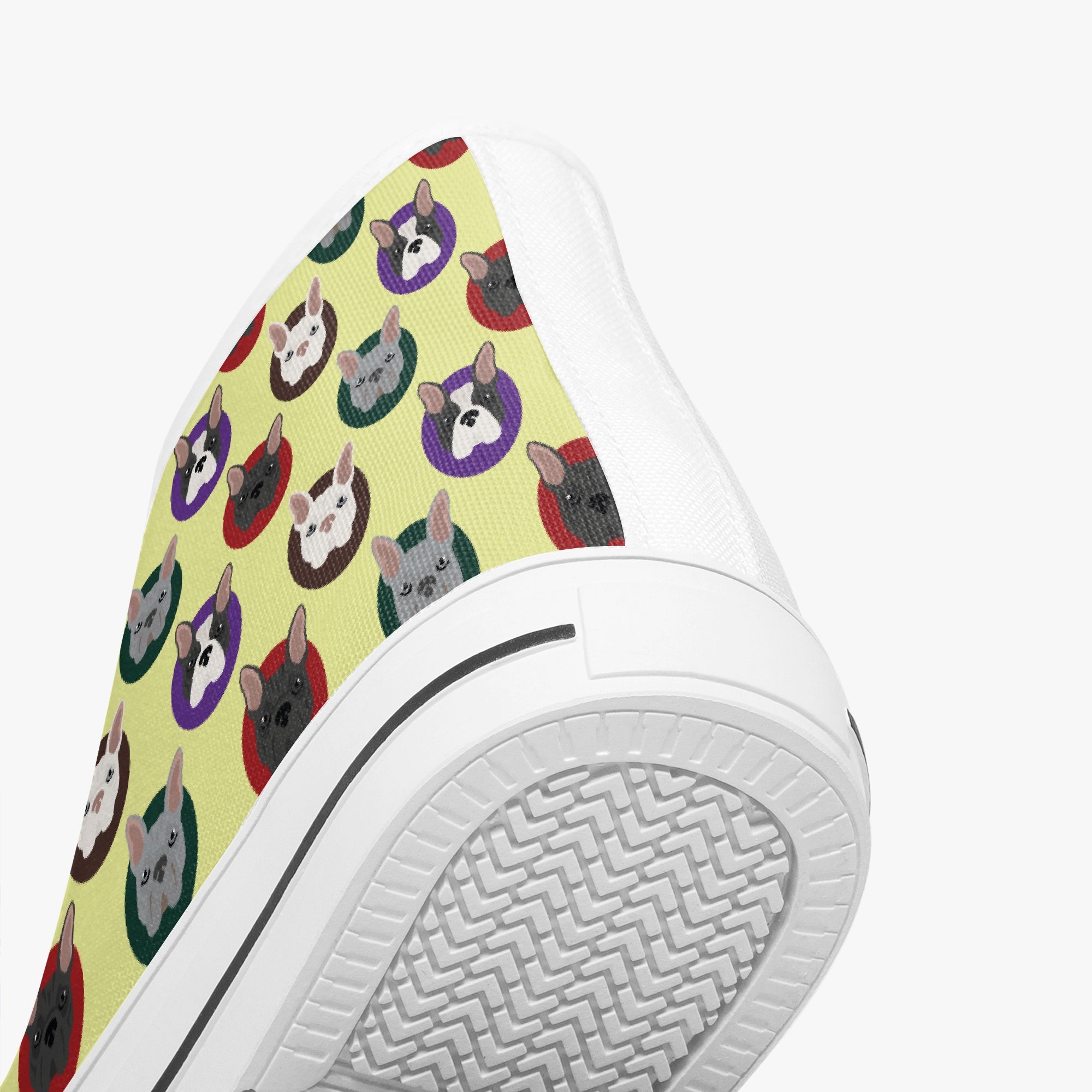 Megan - Dog Owner Classic High-top Canvas Shoes Outdoor Style