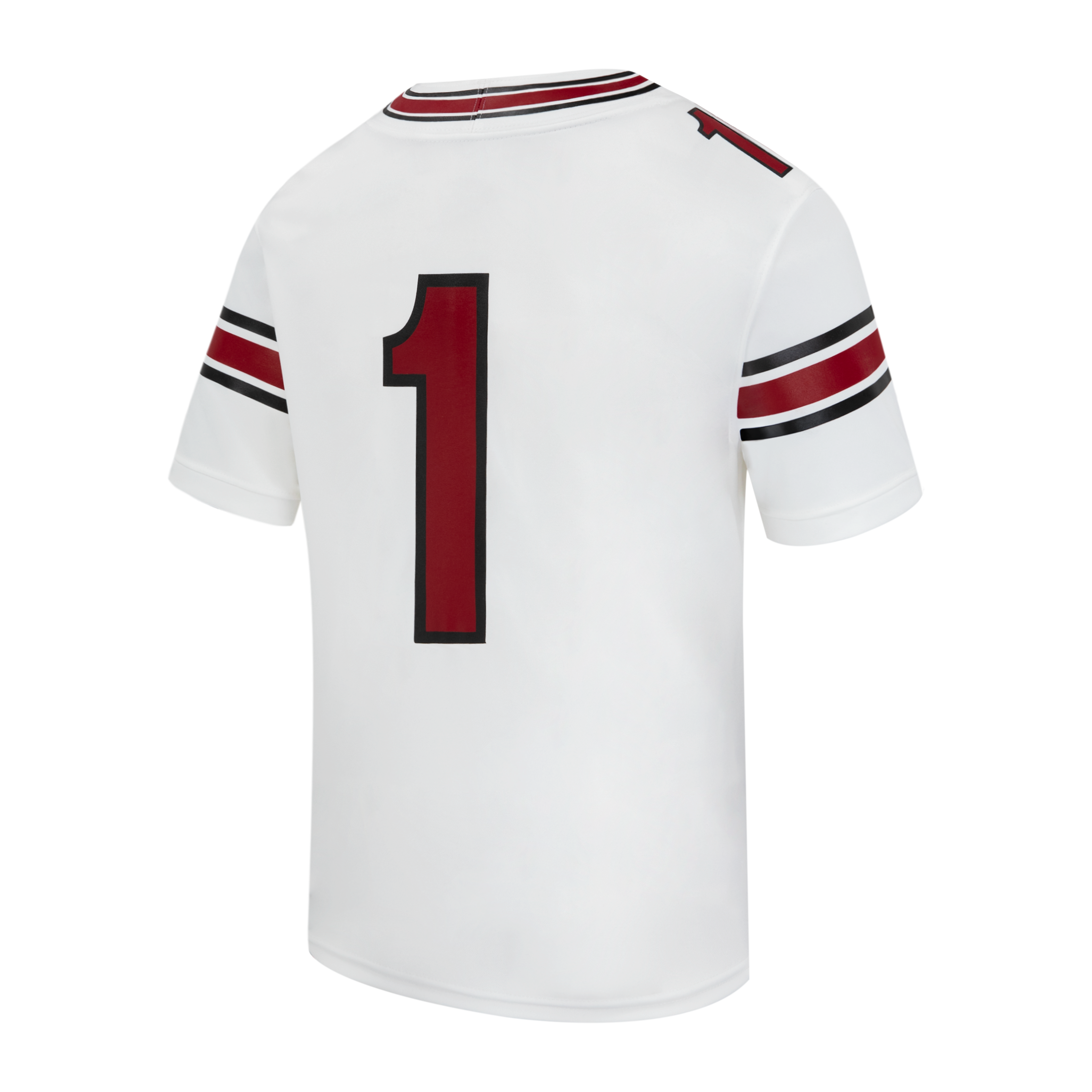#1 South Carolina Gamecocks Youth Road Replica Football Jersey - White