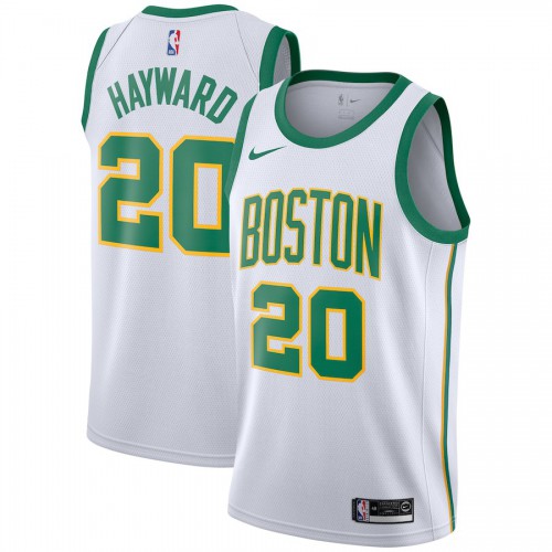 Celtics White Boston Celtics #20 Nike Jersey - On Sale NBA Fan Apparel