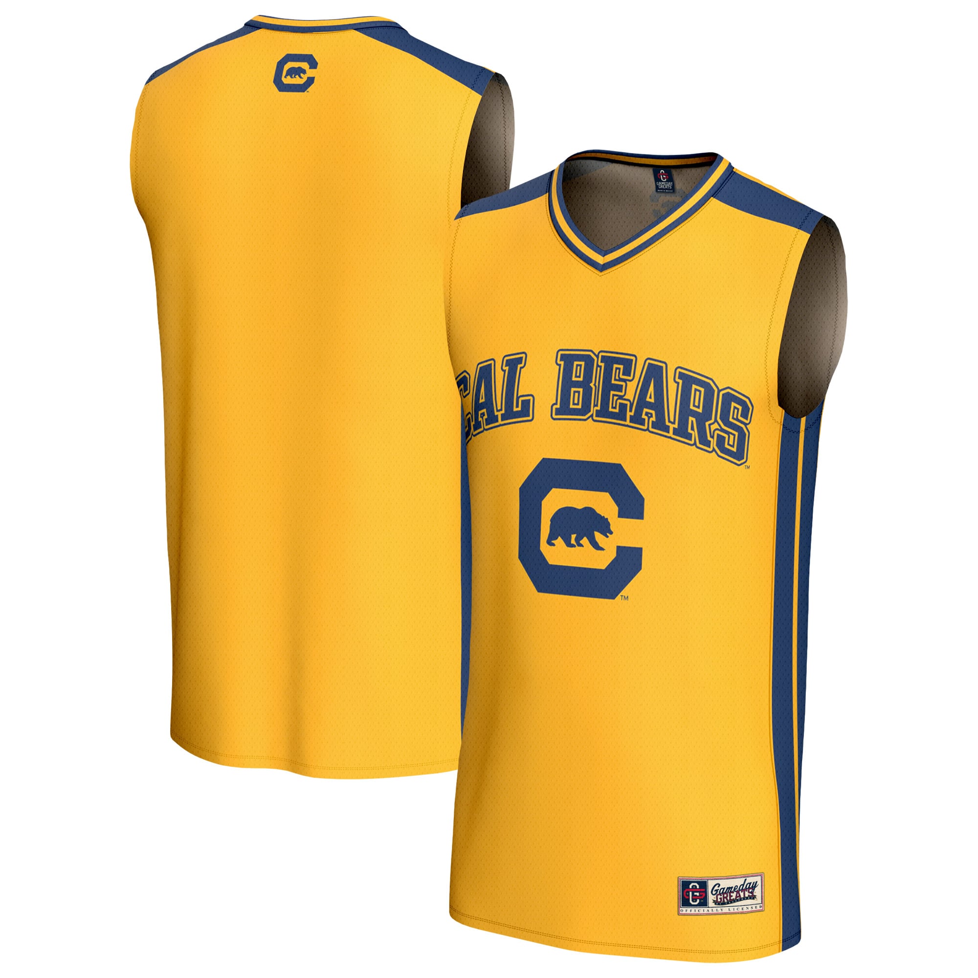 Cal Bears GameDay Greats Youth Lightweight Collegiate Basketball Fashion Jersey - Gold