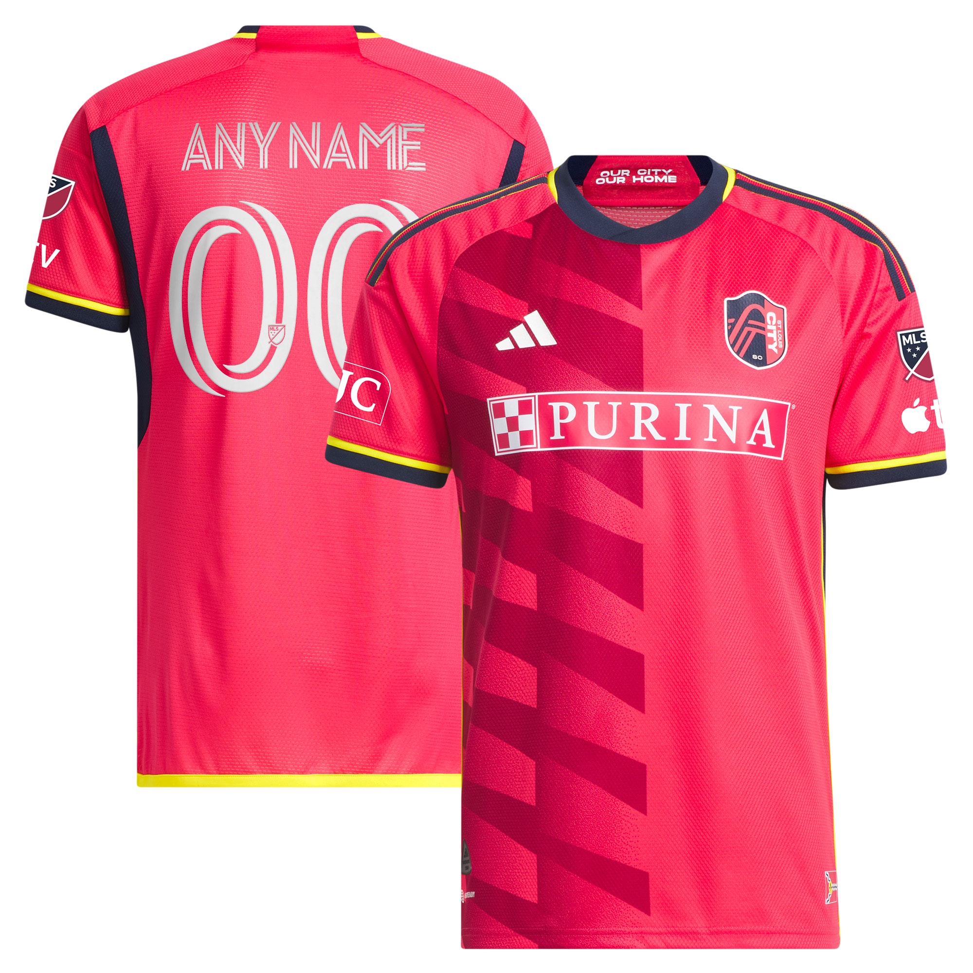 [JED] St. Louis City SC 2023 CITY Kit Authentic Custom Jersey - Red
