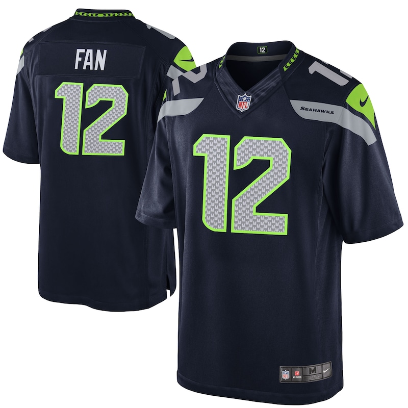 None 12th Fan SEA Seahawks Legendary Officially Licensed Jersey