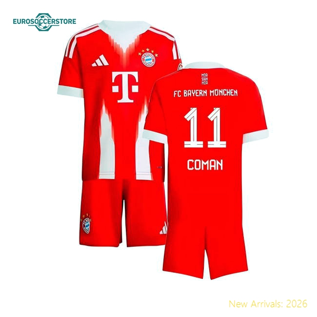 Soft Football Team Mini Jersey Coman 2025-2026 Dri-fit Easy-care