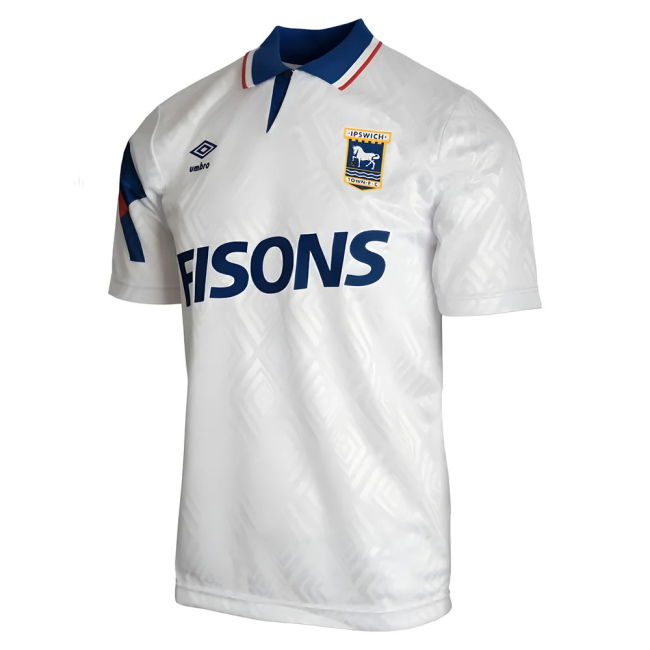 Loyal Ipswich Ipswich Town Umbro Retro Away Shirt Genchev #9 Elite...