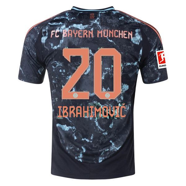 Bayern Munich Munich 2024-2025 Bun Away Jersey – Authentic Shirt