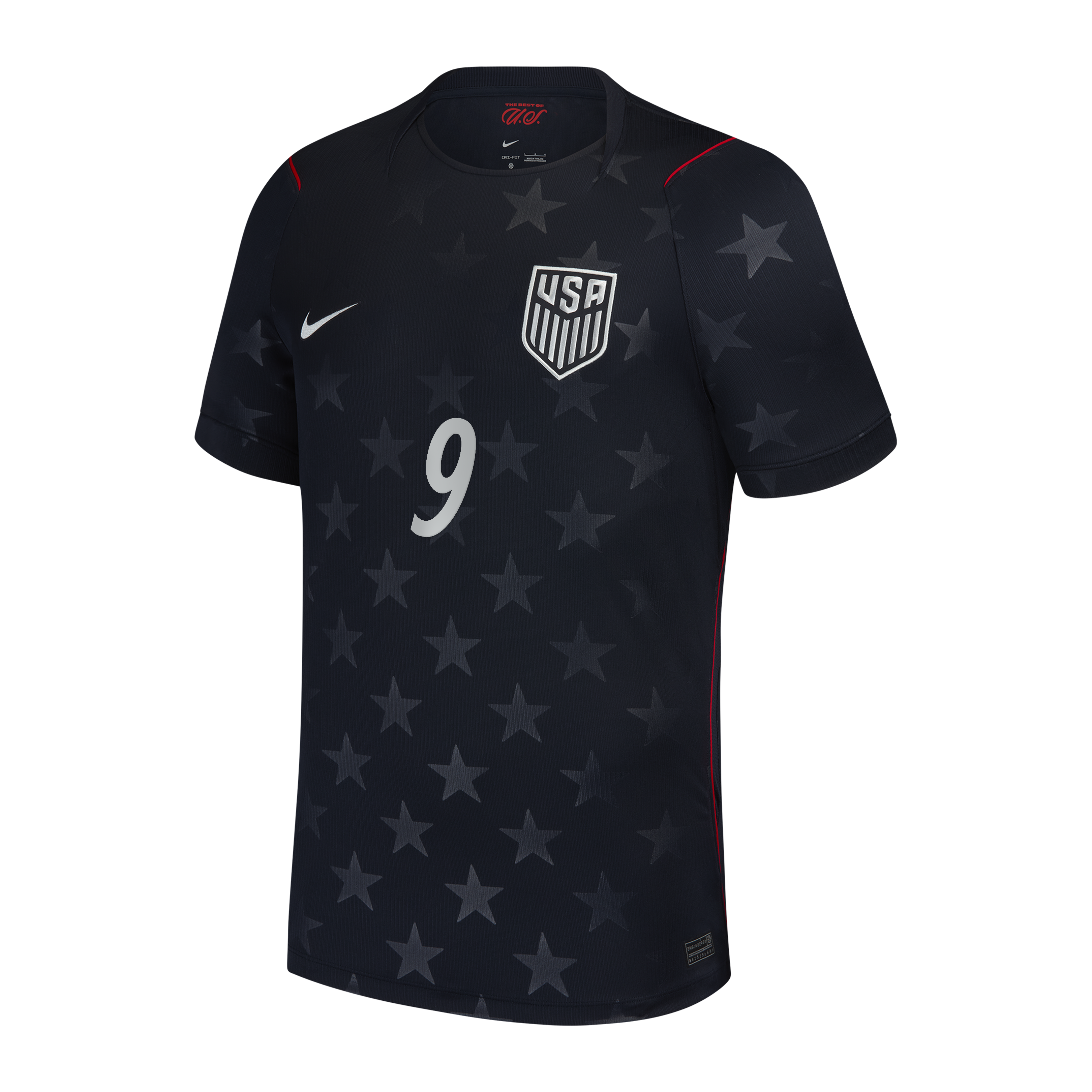 [SJH] Ricardo Pepi USMNT 2026/27 Away Stadium Replica Jersey - Blue