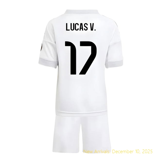 2025-2026 Real Madrid RM Performance Home Mini Kit (Lucas V. 17)